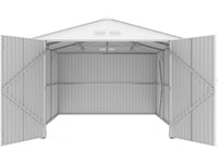 Garage in Metallo 15,36 mq Antracite Doppia Battente Habitat et Jardin