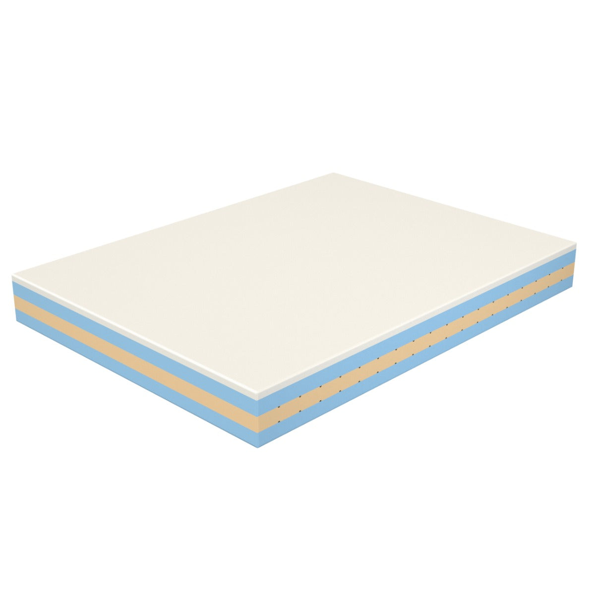 Materasso Memory Foam Singolo 80x190, Alto 21 cm - 4 Strati, Dispositivo Medico, Rivestimento Pure | Bora