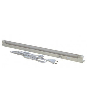 4w Tubo Neon 30cm Led Completo Di Plafoniera T5 Luce Bianco Caldo 3000k Cavo 1mt         