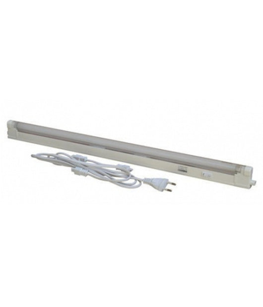 4w Tubo Neon 30cm Led Completo Di Plafoniera T5 Luce Fredda 6500k Cavo 1 Metro         