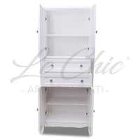 Colonna bagno contemporaneo bianco shabby