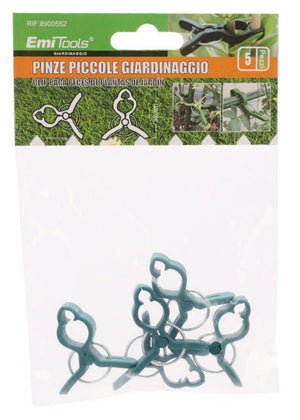 5 Pezzi Clips per Piante Sostegno per Piante Rampicanti Pinze a Morsetti Per Giardino 38mm