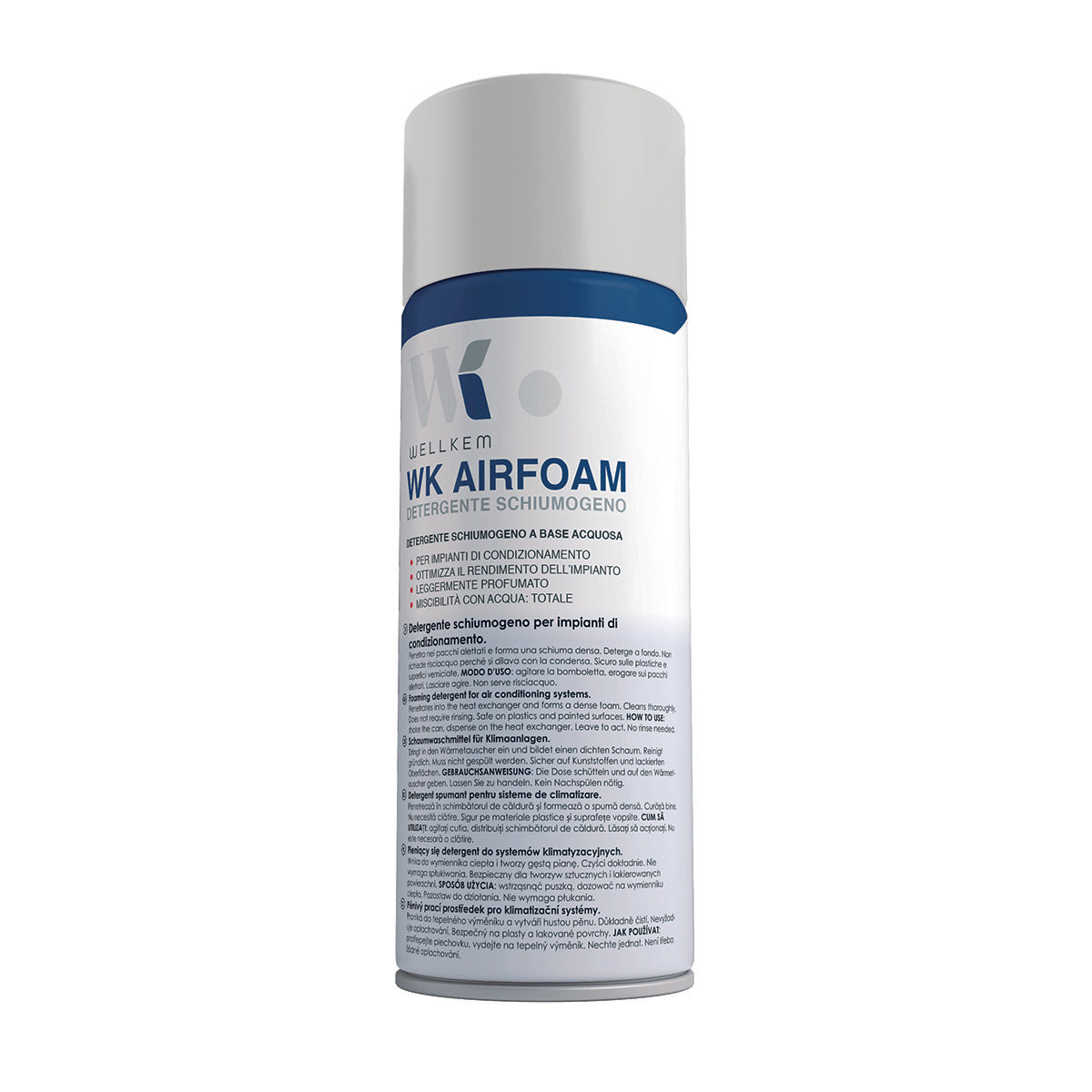 Detergente Igienizzante Schiumogeno Wellkem WK AIRFOAM da 600 ml Codice 50.10.02