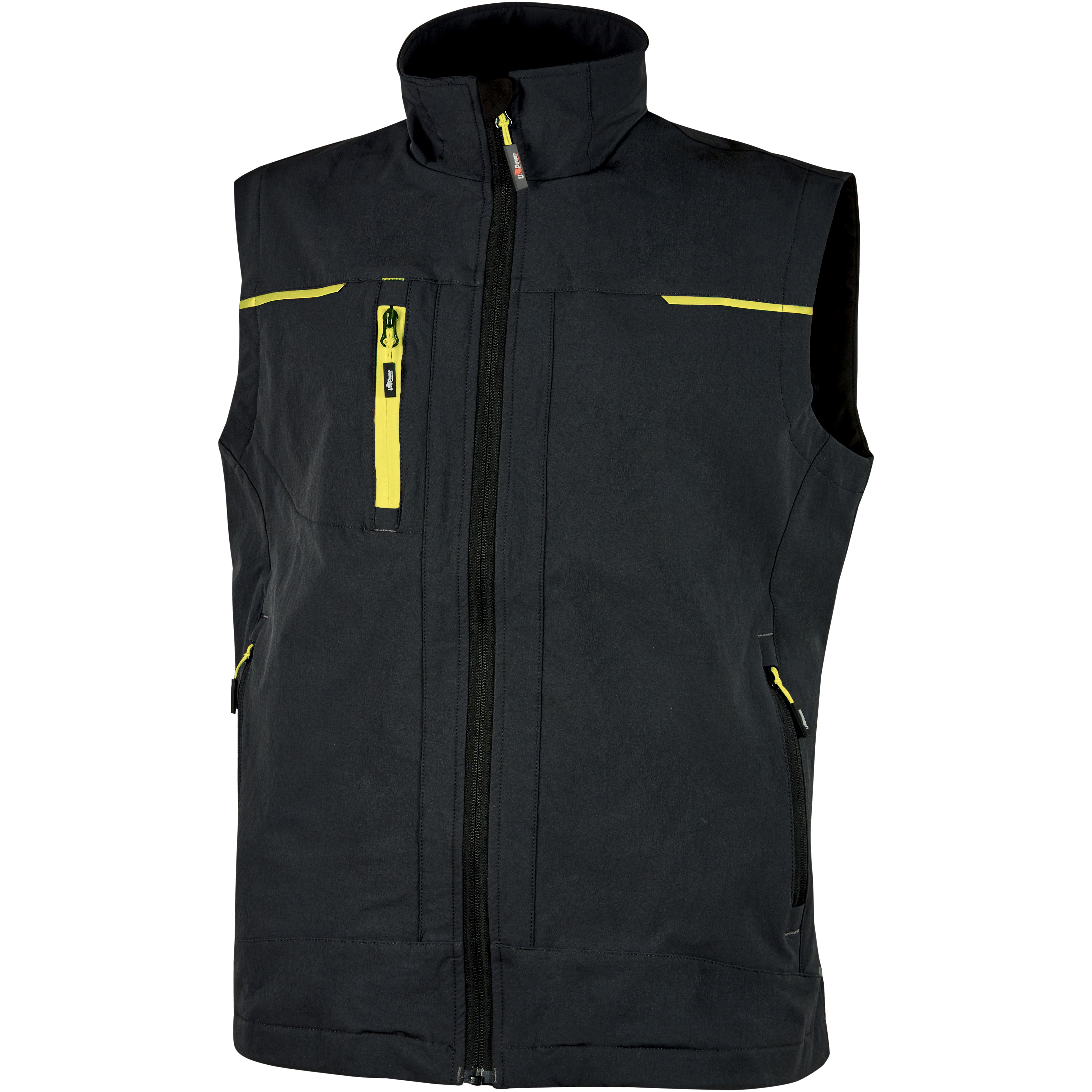 U-POWER GILET SATURN NERO/GIALLO TG.M  PZ 1 