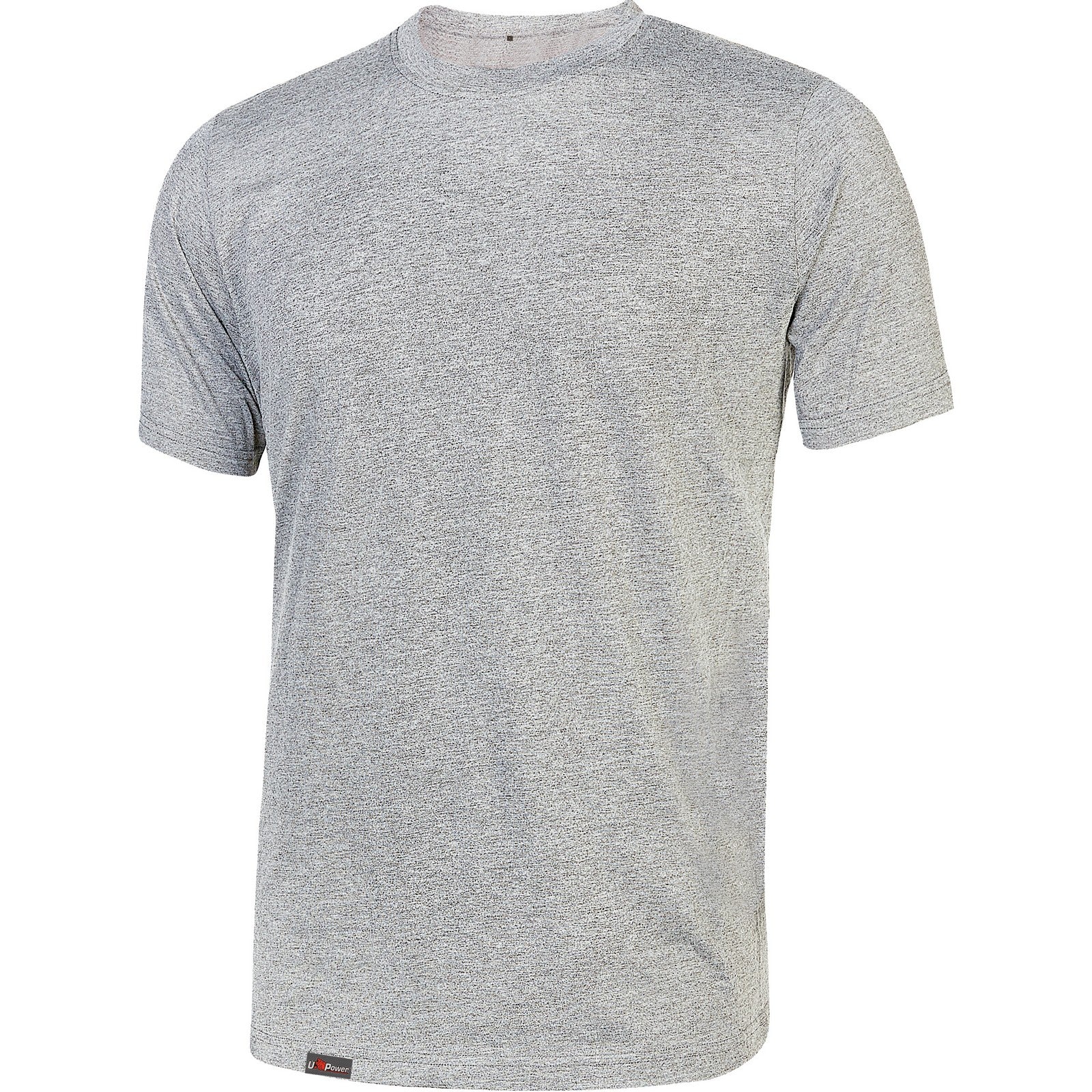 U-Power T-Shirt Linear Grigio Chiaro  tagliaM