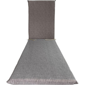 CUSCINO GARDEN GRIGIO SDRAIO C/P H.5 CM.180X50  PZ 4 