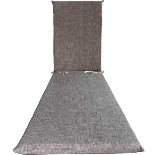 CUSCINO GARDEN GRIGIO LETTINO H.4,5 CM.180X60  PZ 2 