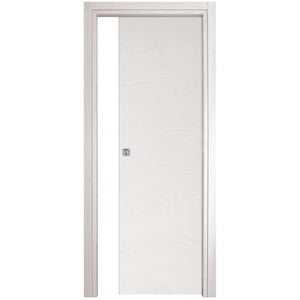 Porta Mod.Microtec Scorrevole Frassino Bianca 210X90 Cm