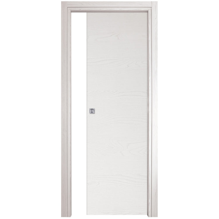 Porta Mod.Microtec Scorrevole Frassino Bianca 210X90 Cm