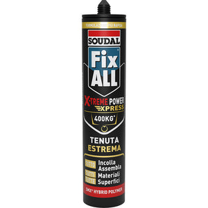 SOUDAL ADESIVO FIX ALL  X-TREME EXPRESS CARTUCCIA DA 280 ML  PZ 4 