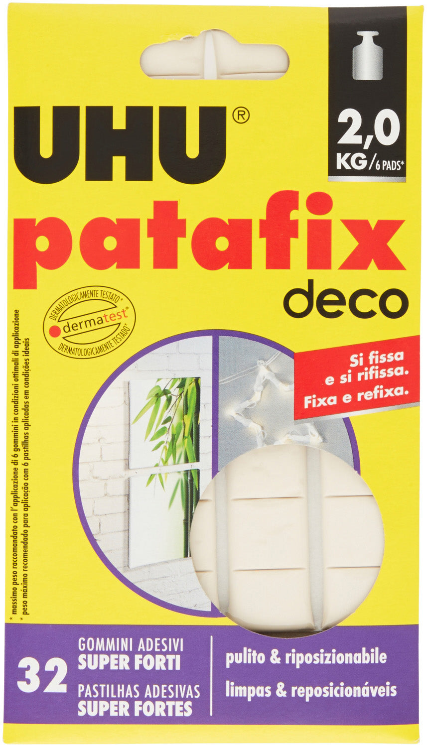 UHU TAC PATAFIX SUPER FORTE FINO A KG.2  PZ 12,0