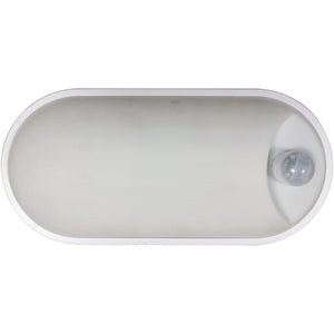 PLAFONIERA  LED OVALE 18W  2000LM CON SENSORE  PZ 1 