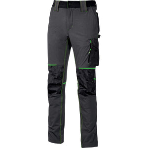 U-Power Pantalone Atom Slim Fit Grigio-Verde  tagliaXXL