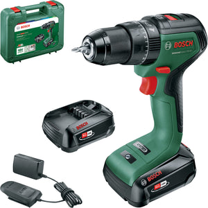 Bosch-V 18Vp Trapano +2 Batterie 2Ah Universal Impact