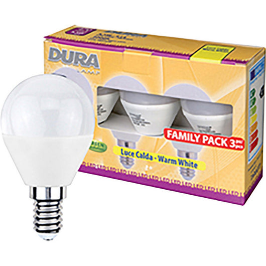 10pz led set 3 sfera w5,5e14 lumen470-3000k calda 500992