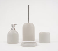 Set accessori bagno grigio