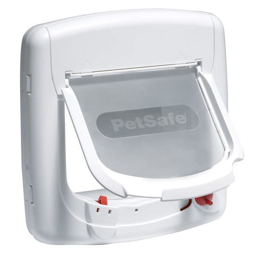 PetSafe Porta Basculante per Gatti a 4 Modalità Deluxe 400 Bianca 411383