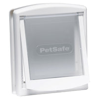 PetSafe Porta per Animali a 2 Direzioni 715 Piccola 17,8x15,2cm Bianca 411395