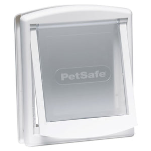 PetSafe Porta per Animali a 2 Direzioni 715 Piccola 17,8x15,2cm Bianca 411395