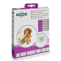 PetSafe Porta per Animali a 2 Direzioni 715 Piccola 17,8x15,2cm Bianca 411395