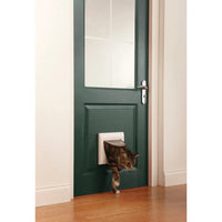 PetSafe Porta Basculante per Gatti Manuale a 4 Modalità Tunnel Classic 917 Bianco 5030 411404