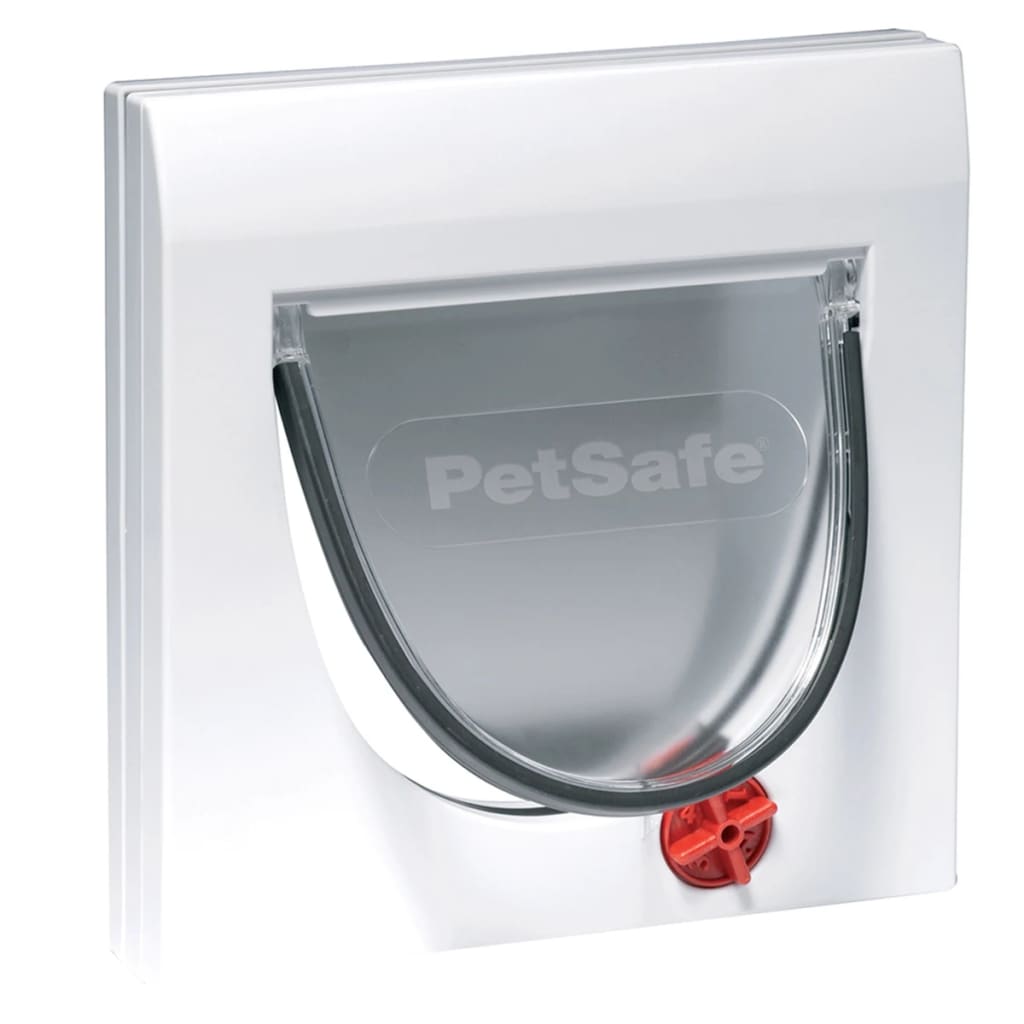 PetSafe Porta Basculante per Gatti Manuale a 4 Modalità senza Tunnel Classic 919 Bianco 5031