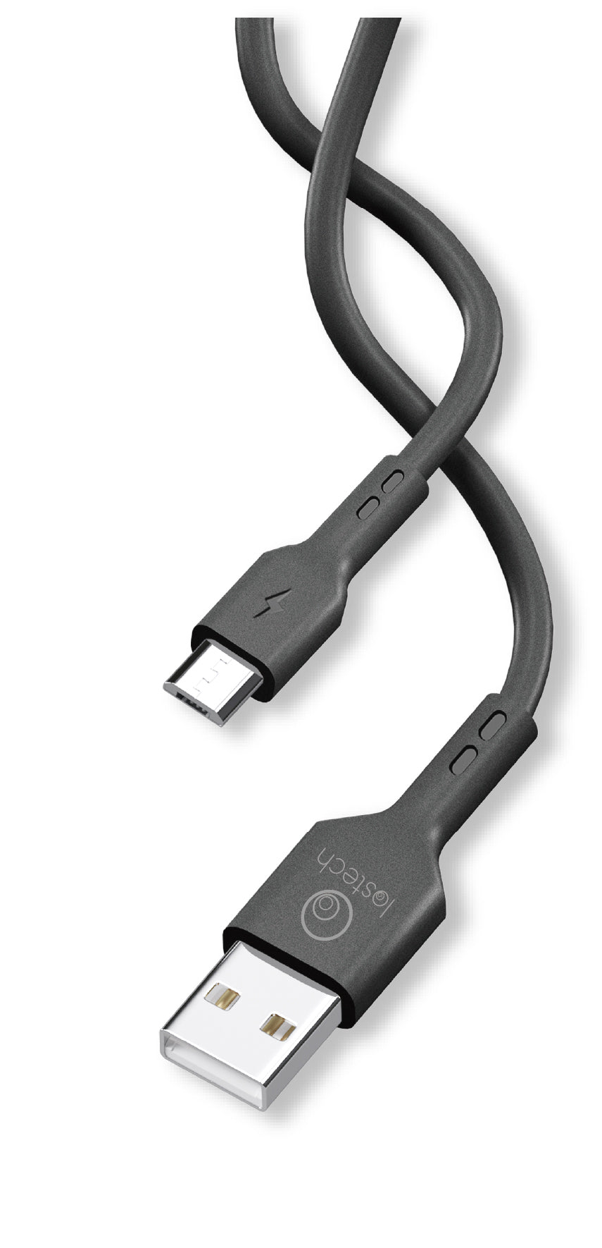 CAVO USB FLESSIBILE NERO 1M MICRO USB 