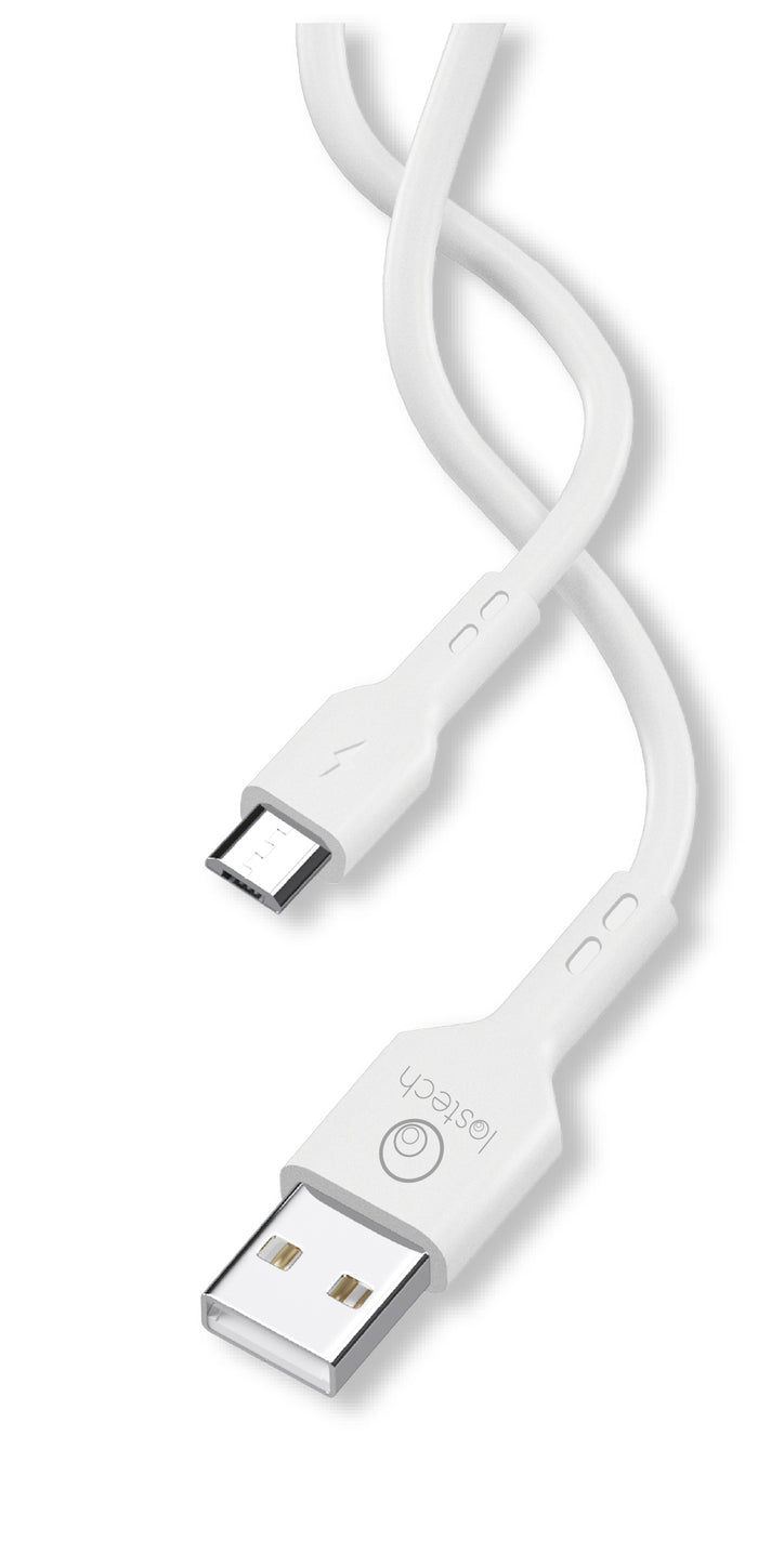 CAVO USB FLESSIBILE BIANCO 1M MICRO USB 