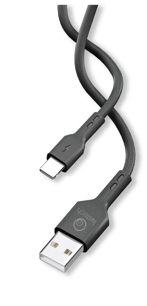 CAVO USB FLESSIBILE NERO 3M LIGHTNING 