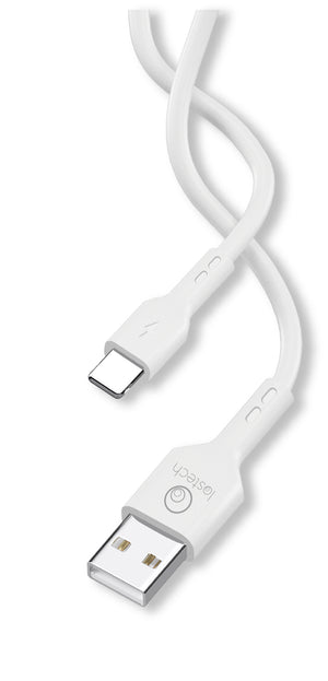 CAVO USB FLESSIBILE 1,5M BIANCO LIGHTNING 