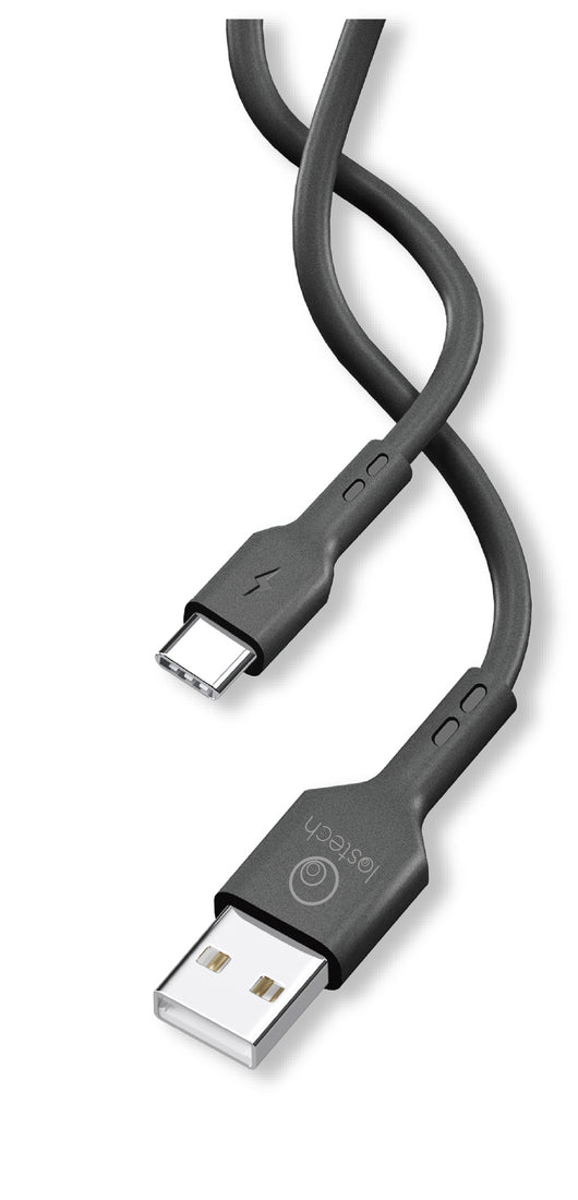 CAVO USB FLESSIBILE 1M NERO TYPE C 