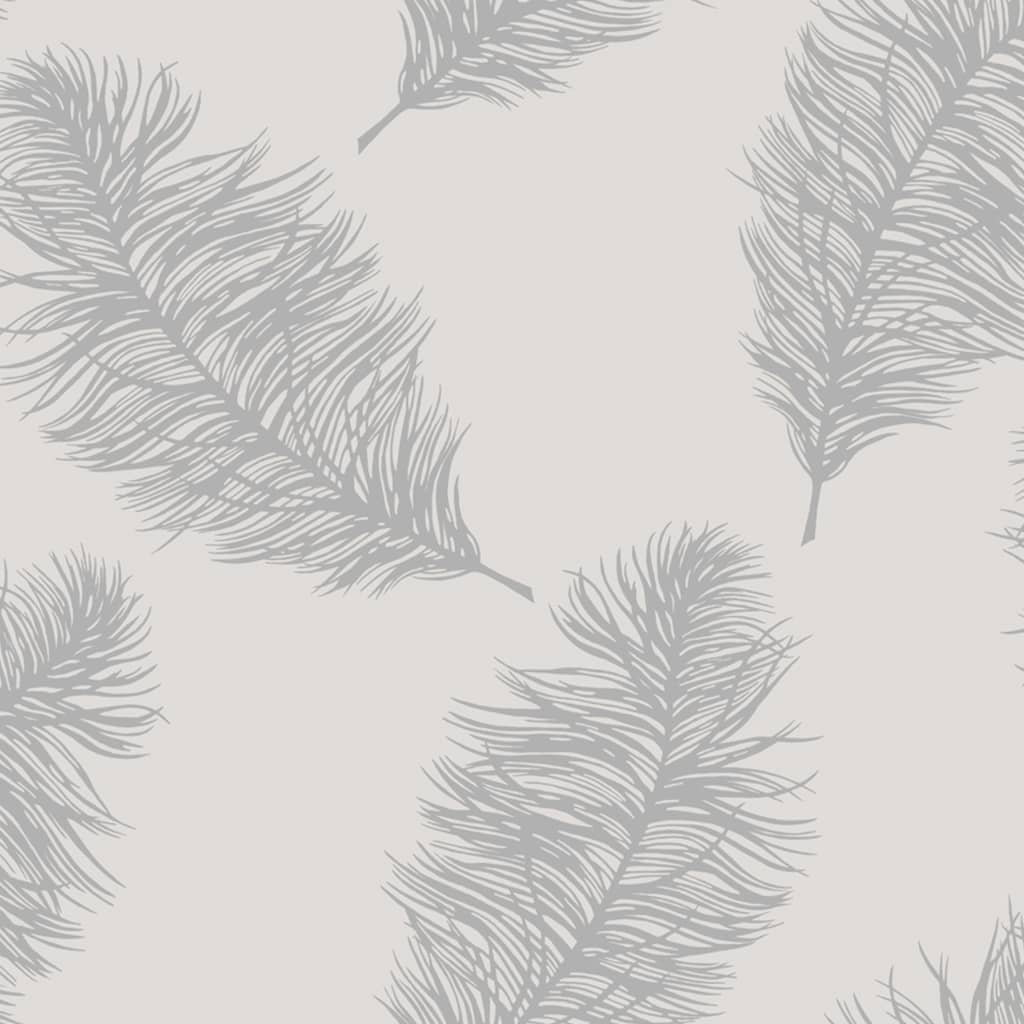 DUTCH WALLCOVERINGS Carta da Parati Fawning Feather Grigio Chiaro