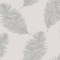 DUTCH WALLCOVERINGS Carta da Parati Fawning Feather Grigio Chiaro