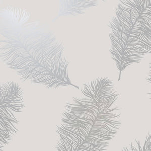 DUTCH WALLCOVERINGS Carta da Parati Fawning Feather Grigio Chiaro