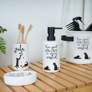 Set accessori bagno con decori