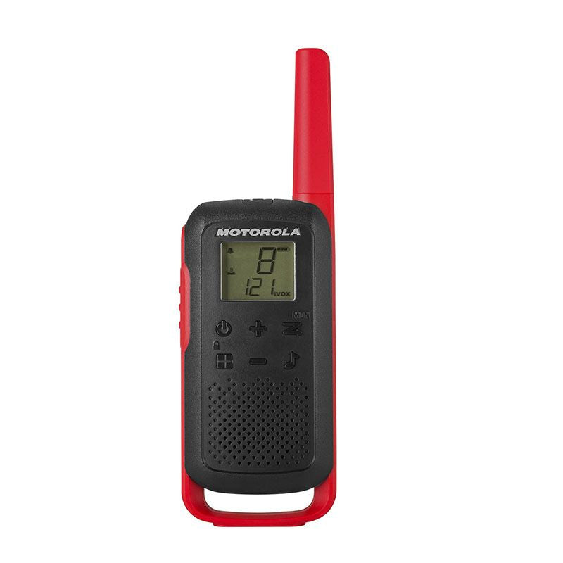 Motorola talkabout t62 ricetrasmittente 16 canali 12500 mhz nero, rosso - 59T62REDPACK