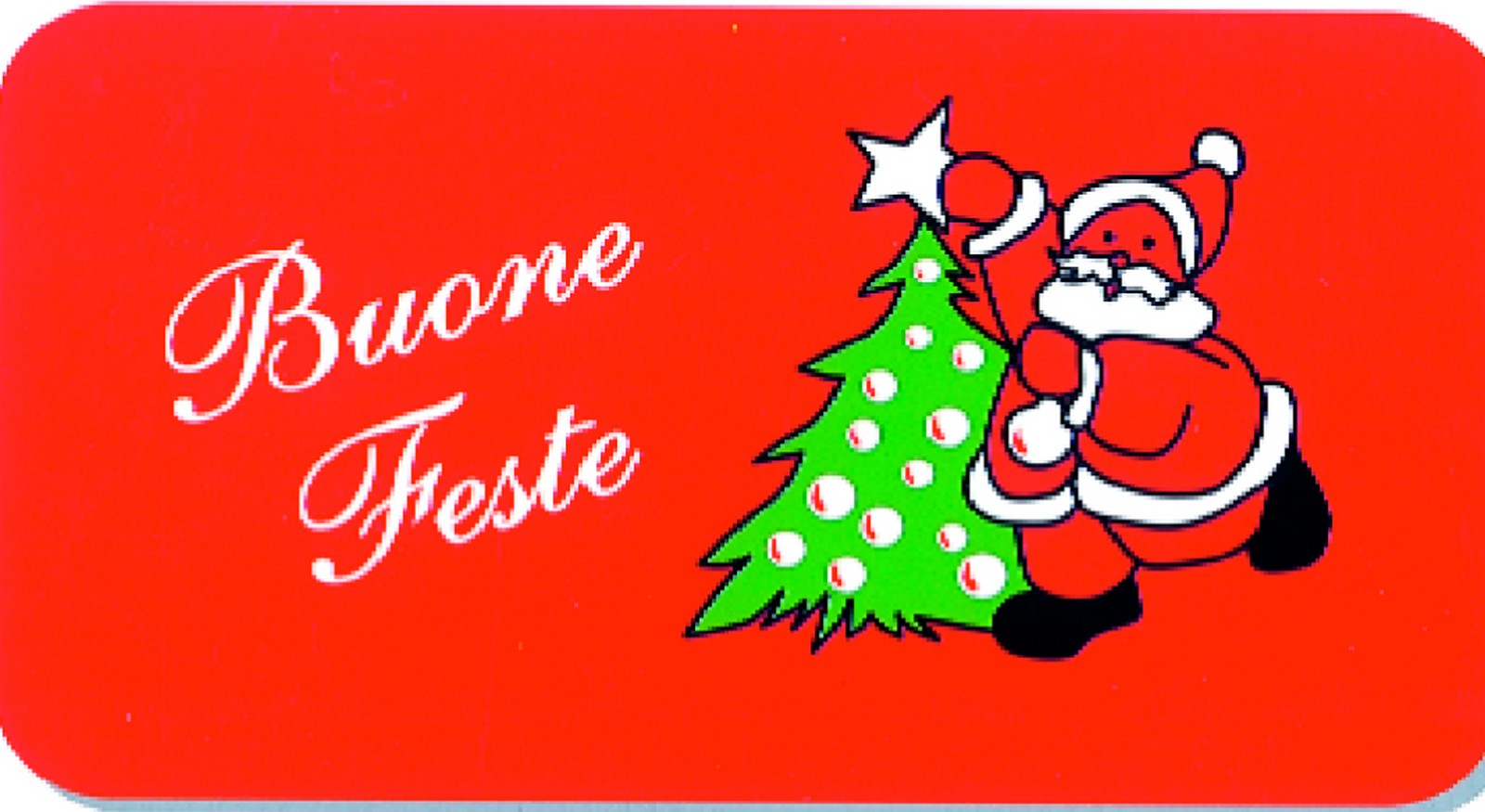 zerbino "buone feste" cm.40x67 cod:ferx.50343