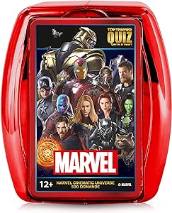 Carte da gioco Top trumps QUIZ edizione MARVEL