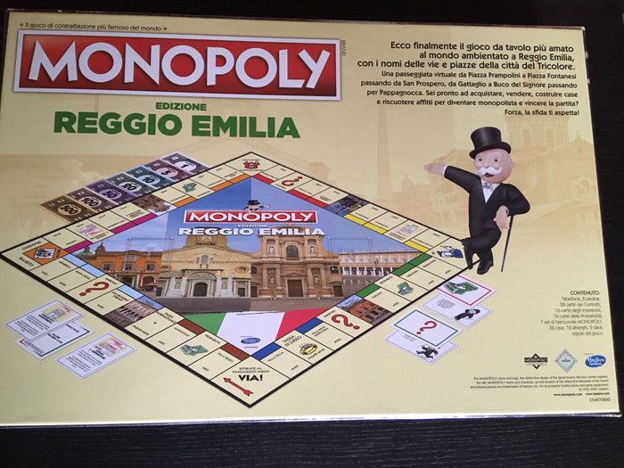 Gioco in scatola Monopoly Edizione Reggio Emilia