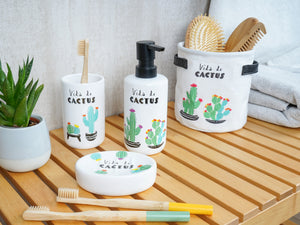 Set accessori bagno con decori