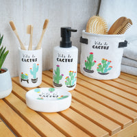 Set accessori bagno con decori