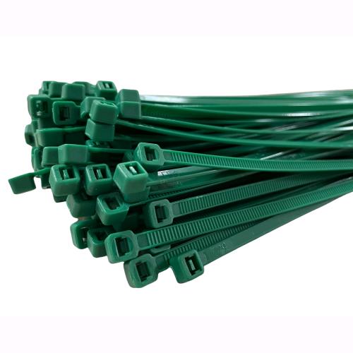 Fascette Cablaggio per elettricisti stringicavo 200x3,6 mm Verde Conf. 100 pz