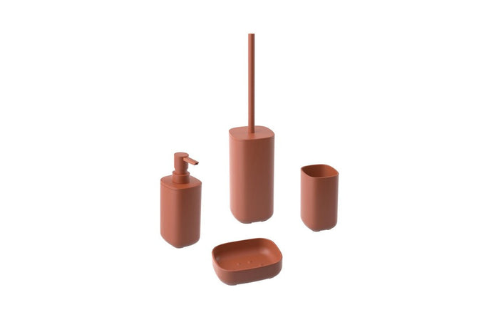 Set accessori bagno terracotta