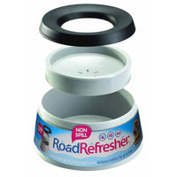 Road Refresher Ciotola Anti Schizzo per Animali Grande Grigia LGRR