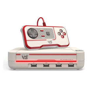 Console videogioco evercade vs starter 1 controller + 1 cartuccia white e red 1068219