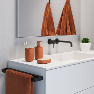 Set accessori bagno terracotta