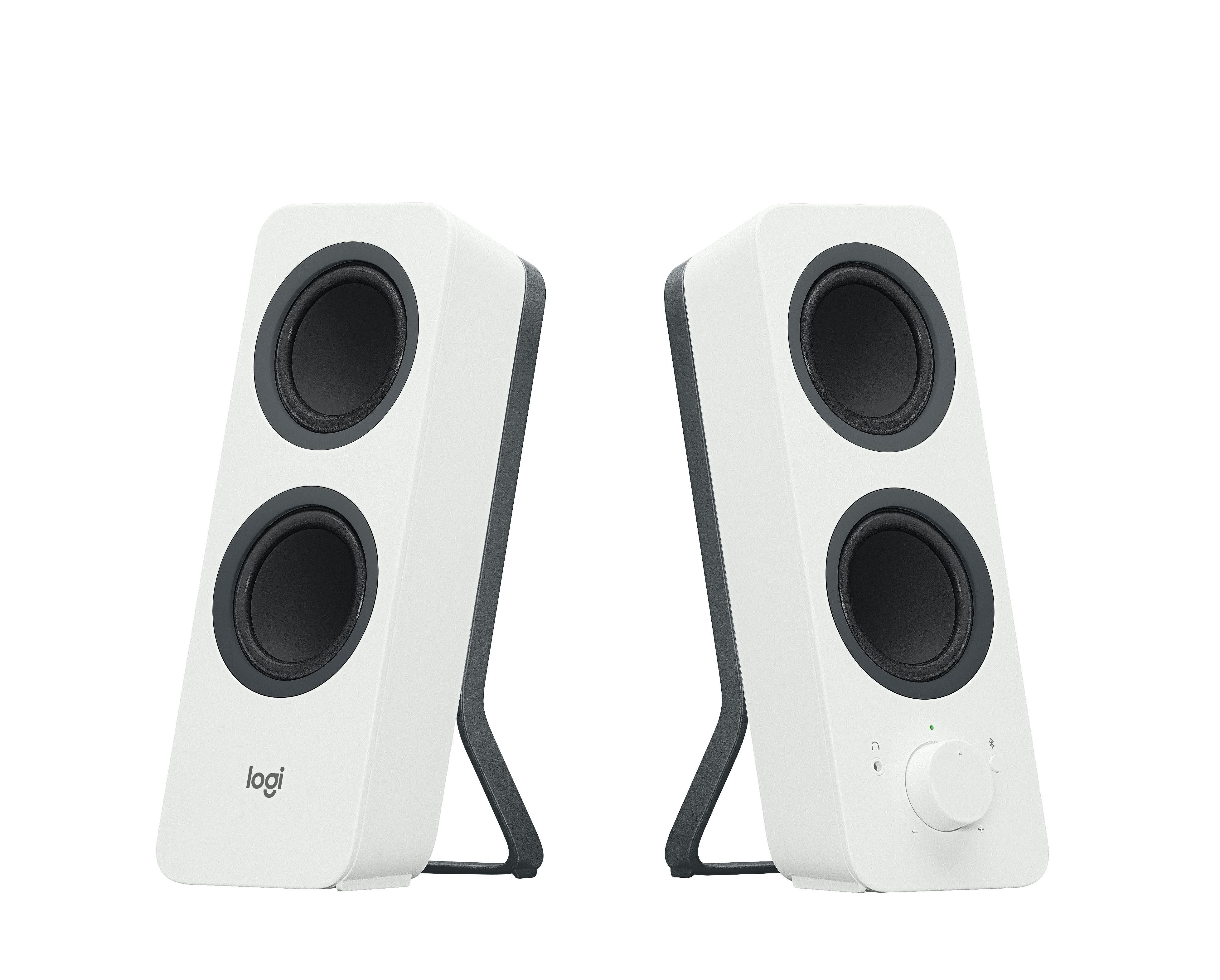 Logitech z207 bianco con cavo e senza cavo 5 w - 980-001292