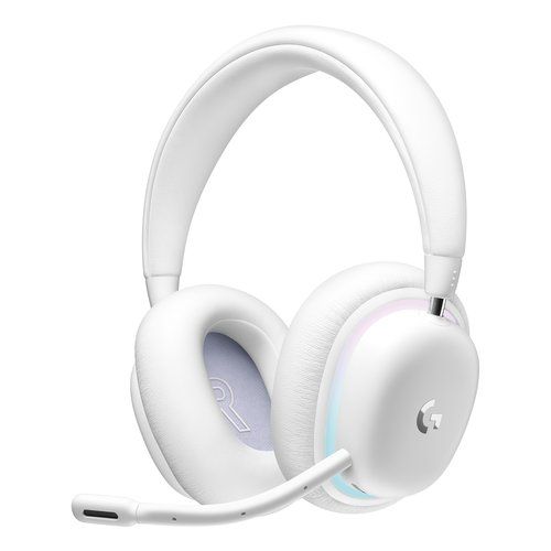 Cuffie gaming logitech 981 001083 g series aurora g735 white mist