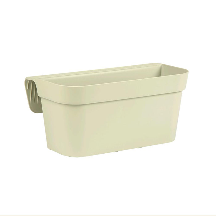 Vaso da Balcone Salvia 38x15x18H cm Balconiera Cassetta per Ringhiere e Parapetti