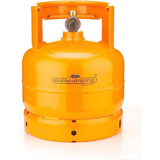 BOMBOLA GAS GPL 2KG CAMPEGGIO VUOTA RICARICABILE FORNELLINO EUROCAMPING 51031002/TP